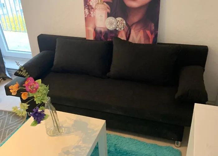 59 , Boxspringbett, Tv, Balkon, Loggia, Kueche, Bad, W-lan Appartement Gelsenkirchen