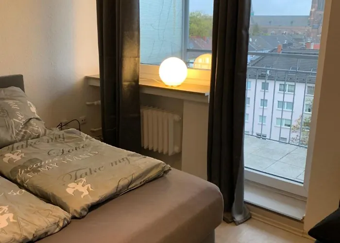 59 , Boxspringbett, Tv, Balkon, Loggia, Kueche, Bad, W-lan * Гельзенкирхен